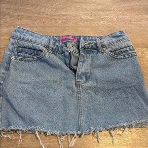 Edikted Blue Casual Mini Skirt
